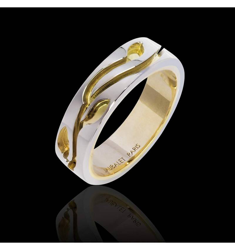 Diamond Wedding Band Gold Blanc Yann