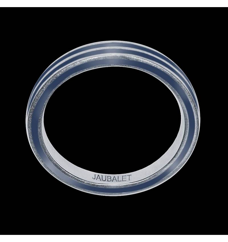 White Gold Double Wedding Band laque roman White Gold Double Wedding Band laque roman