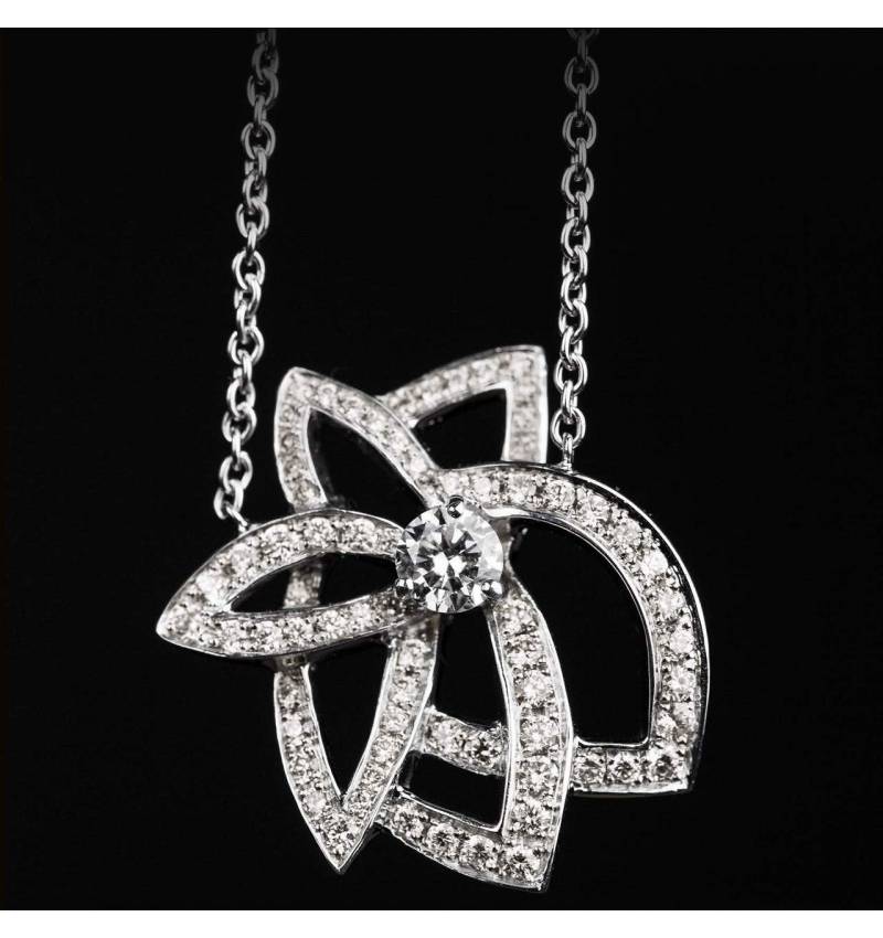 Diamond Pendant White Gold Presides