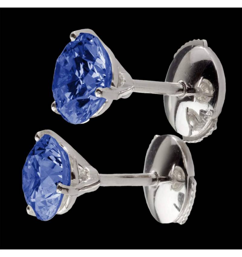 Blue Sapphire Earrings Gold Just Me