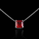 Ruby pendant Gold Griffes d'amour