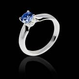 Blue sapphire engagement ring white gold Motherhood