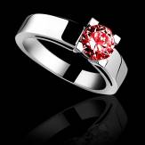 Ruby engagement ring white gold Celine