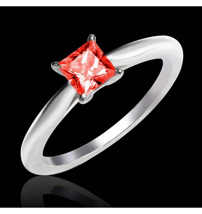 Ruby engagement ring white gold My Love