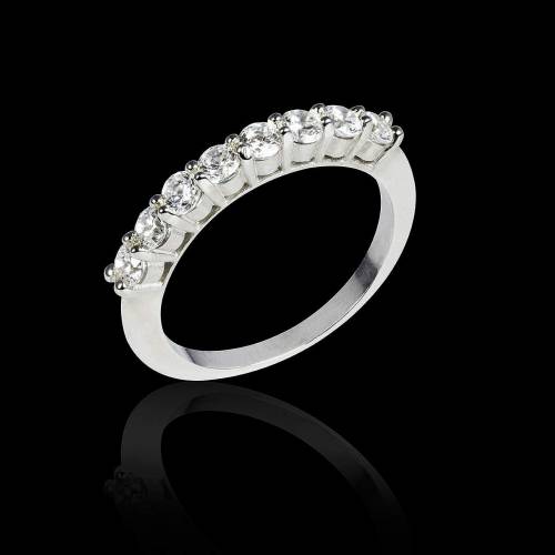 Diamond Wedding Band Platinum Mercure