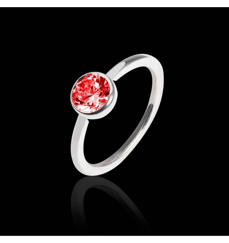 Ruby Engagement Ring White Gold Cristina