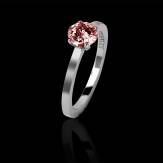 Ruby engagement ring white gold Judith solo