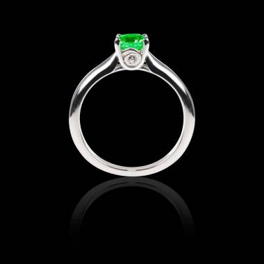 Emerald engagement ring white gold Motherhood