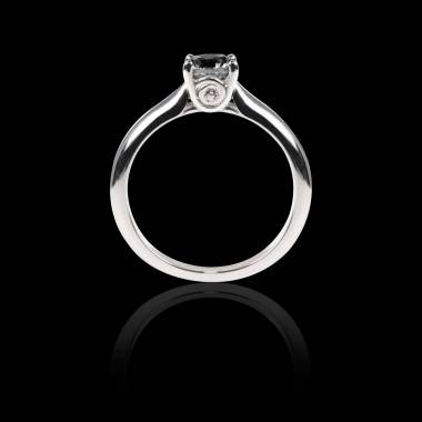 Black diamond engagement ring white gold Motherhood