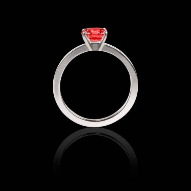 Ruby engagement ring white gold Judith solo