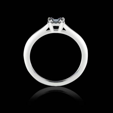 Black diamond engagement ring white gold My Love