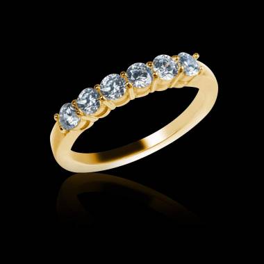 Yellow Gold Wedding Band Cassiopa