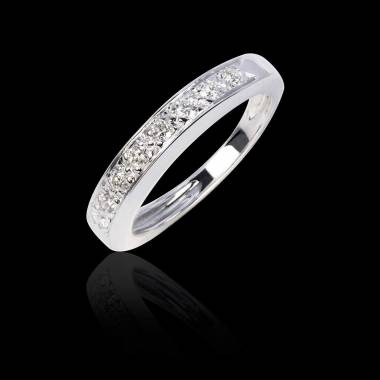 Deliciae Diamond Wedding Band White gold