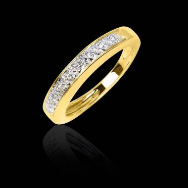 Deliciae Diamond Wedding Band Yellow Gold