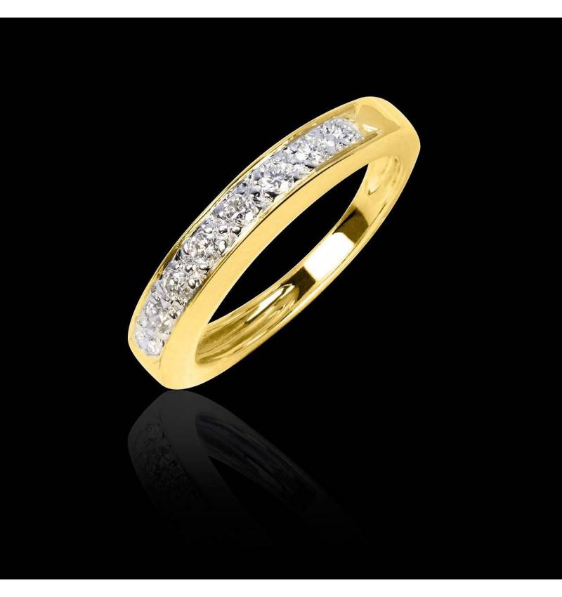 Deliciae Diamond Wedding Band Yellow Gold