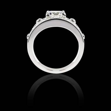 Diamond Engagement Ring White Gold Regina Suprema