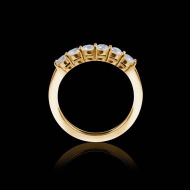 Yellow Gold Wedding Band Cassiopa