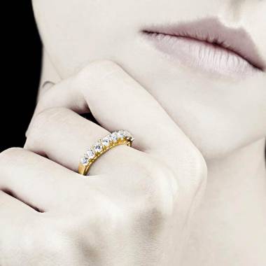 Yellow Gold Wedding Band Ceres 