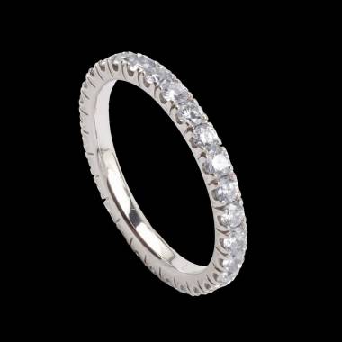 Eve Diamond Wedding Band Platinium