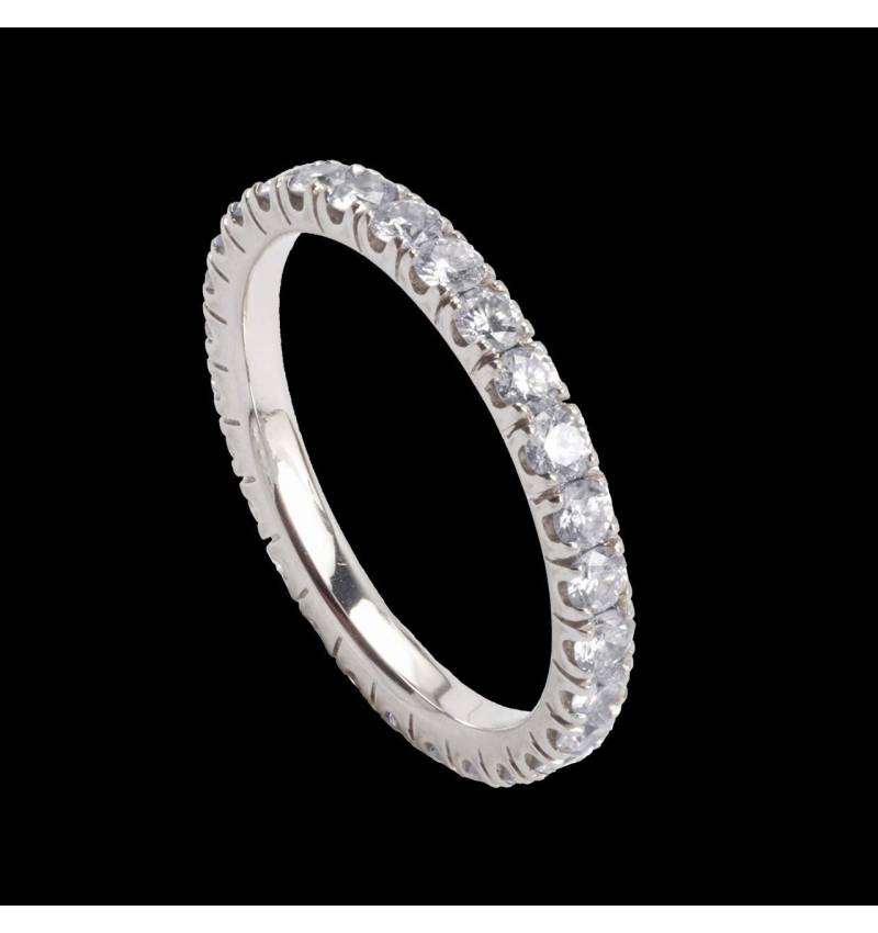 Eve Diamond Wedding Band Platinium