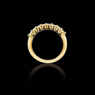 Diamond Wedding Band Yellow Gold Mercure