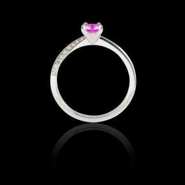 Bague saphir rose Meryem