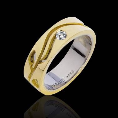 Elena Diamond Wedding Band Yellow Gold