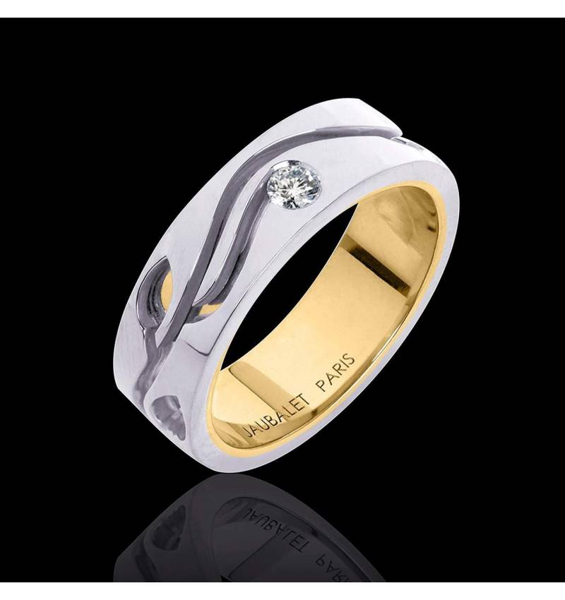 Elena Diamond Wedding Band White Gold