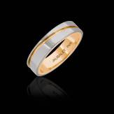 Alexandre  White Gold and Yellow Gold stripe