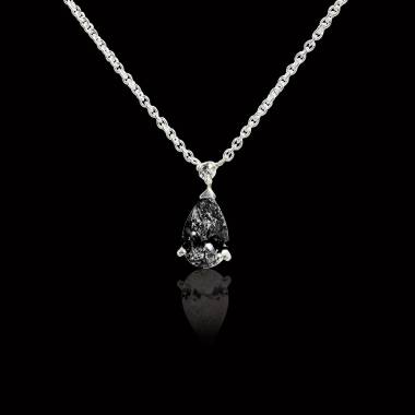 Goutte d'amour Black Diamond Pendant