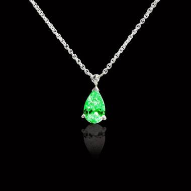 Goutte d'amour Emerald Pendant