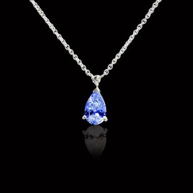 Goutte d'amour Blue Sapphire Pendant