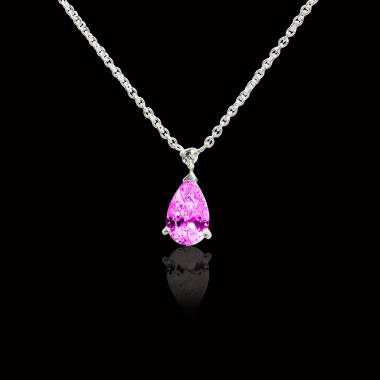 Goutte d'amour Pink Sapphire Pendant