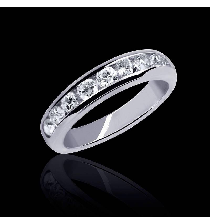 Florence Diamond Wedding Band White Gold