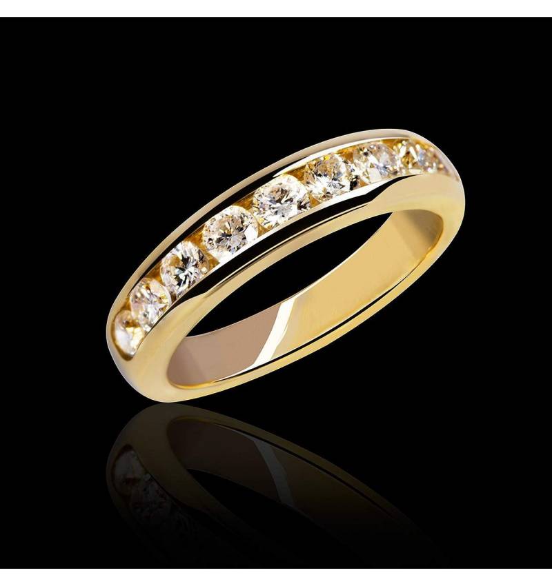 Florence Diamond Wedding Band Yellow Gold