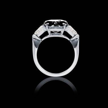 Bague diamant noir Stéphanie