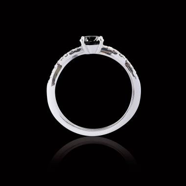 Noemie Black Diamond Ring