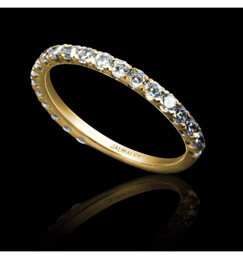 Eve Diamond Wedding Band 2_3 Yellow Gold