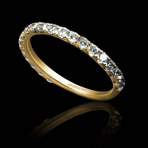 Eve Diamond Wedding Band 2_3 Yellow Gold