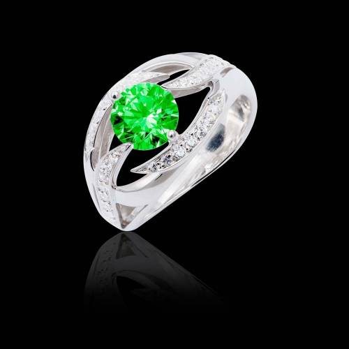 Ophelie Emerald Ring