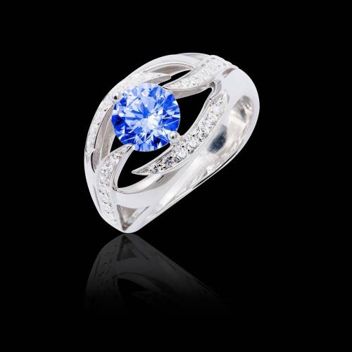 Ophelie Blue Sapphire Ring