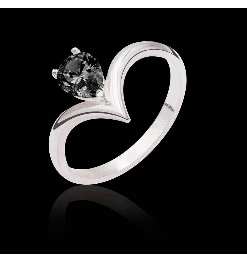 Flavie solo Black Diamond Ring