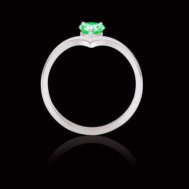 Flavie solo Emerald Ring