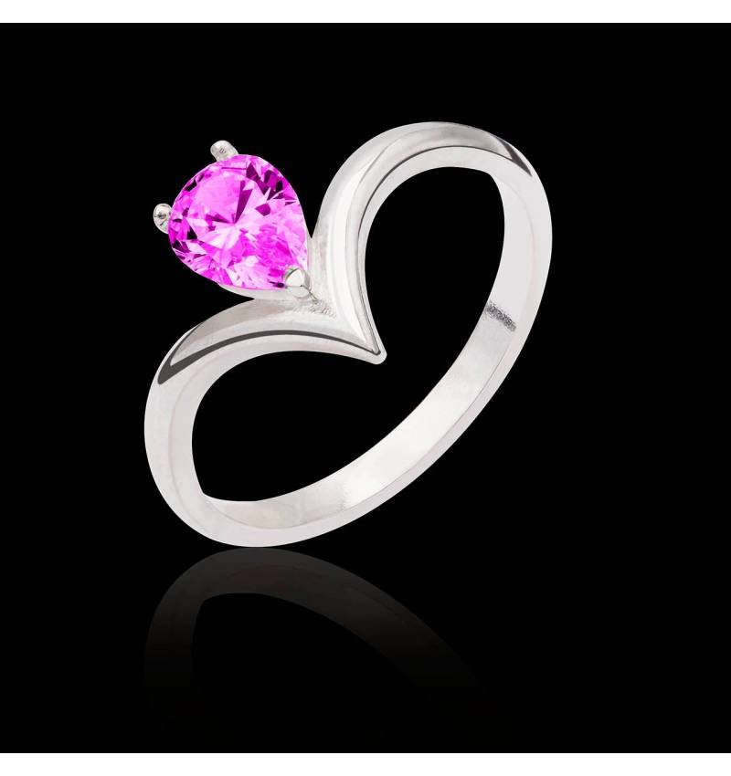 Flavie solo Pink Sapphire Ring