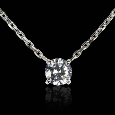 Diamond Pendant White Gold  Around Me