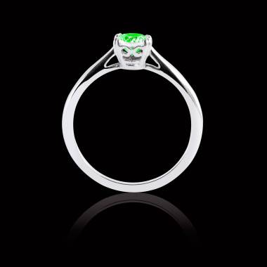 Laureen solo Emerald Ring