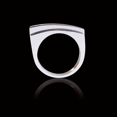 Bague homme platine Sensus