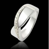 Eternelle Diamond Wedding Band White Gold