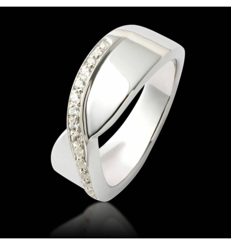 Eternelle Diamond Wedding Band White Gold