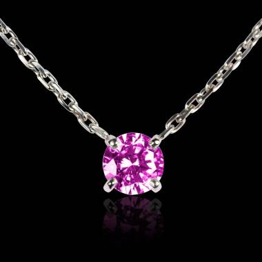 Pink Sapphire Pendant Gold Around Me